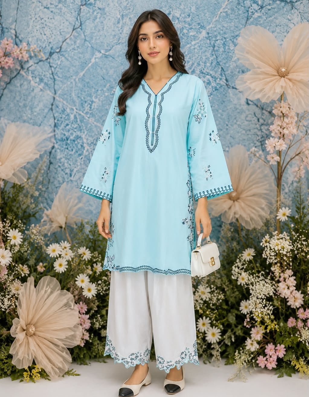 Dananeer Festive Silk Pret - 3pc